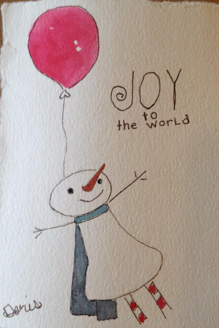 What a great  Christmas Card from one of my dearest Niece