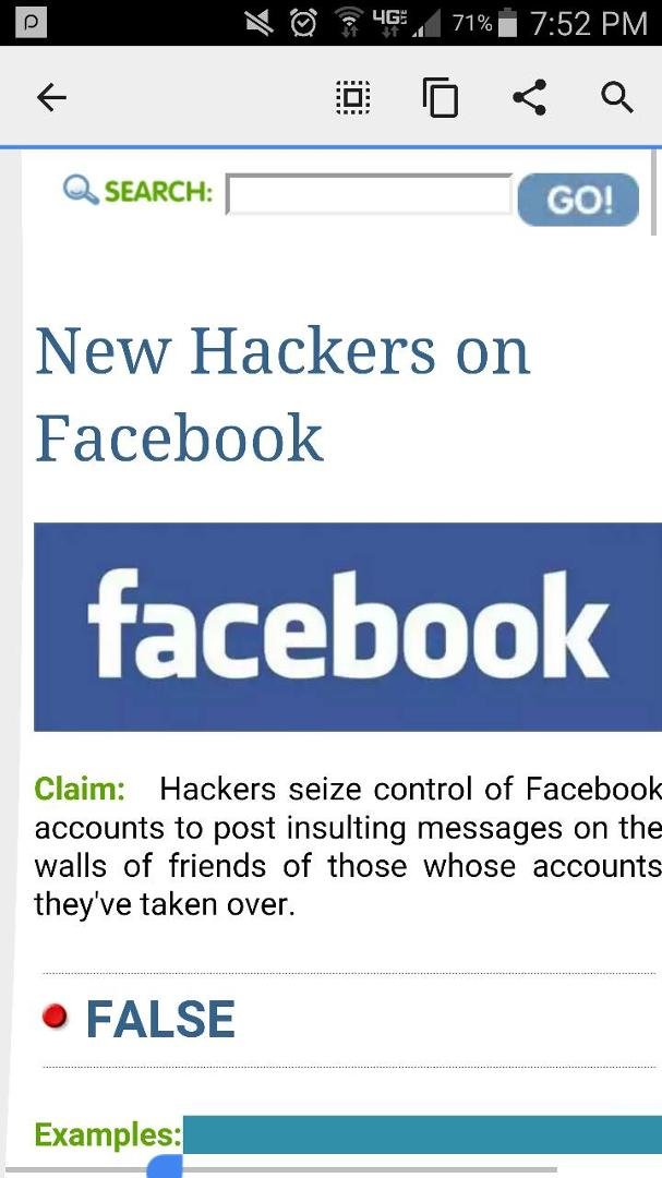 PLEASE NOTE: According to snopes.com this posting about Facebook hackers is FALSE. so. ..if you get aggressive or rude messages from your friends. Perhaps one should wonder why or what exactly you did to pissed them off.