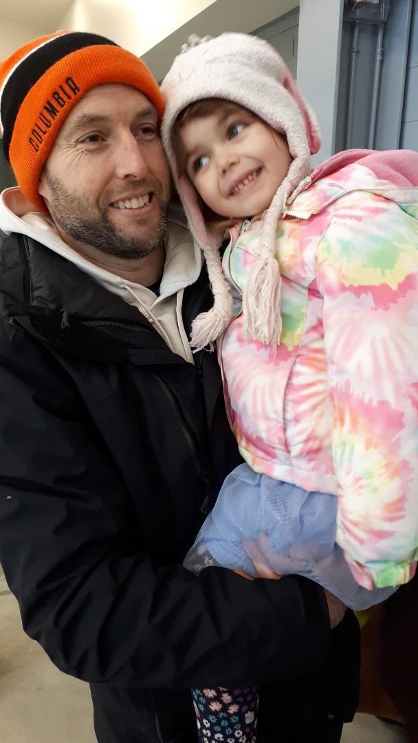 Son Kevin and granddaughter Mila