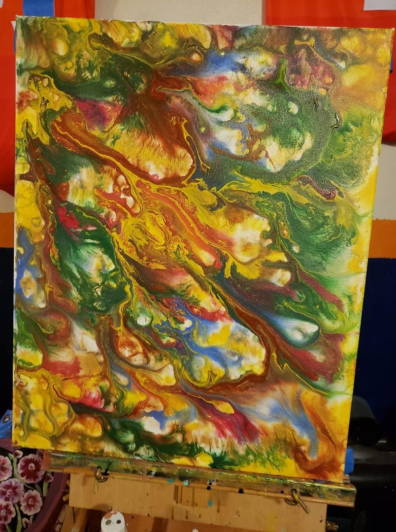 Last pour I did.
