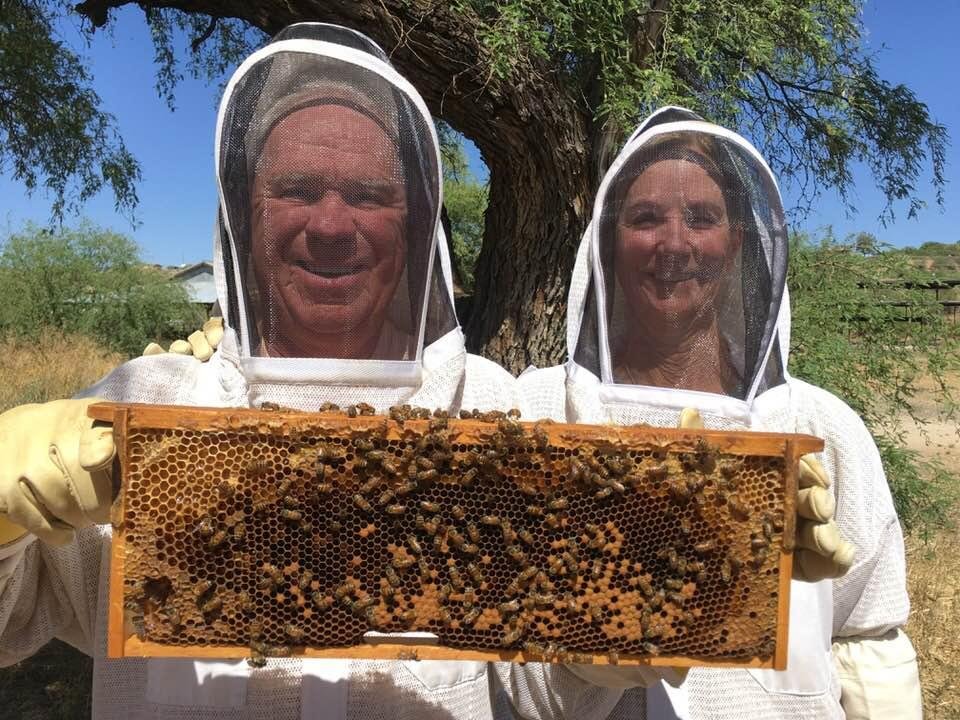 Saving the Bees with my honey😬