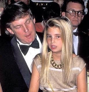 Looks like the devils ears. Draw your own conclusion of his look at this young girl. He had a business partner that brought young girls in for prostitution.