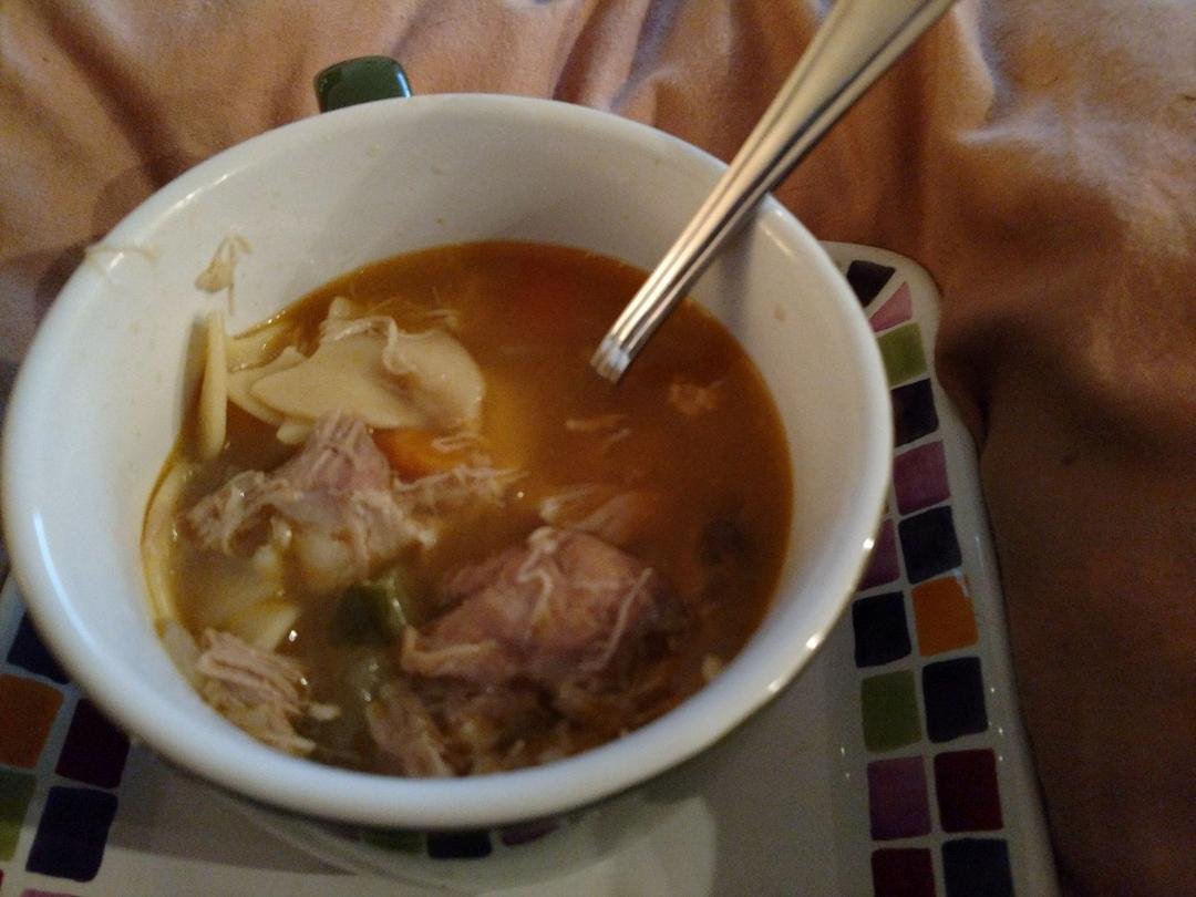 I ❤️ when John Olson makes me home made chicken noodle soup.