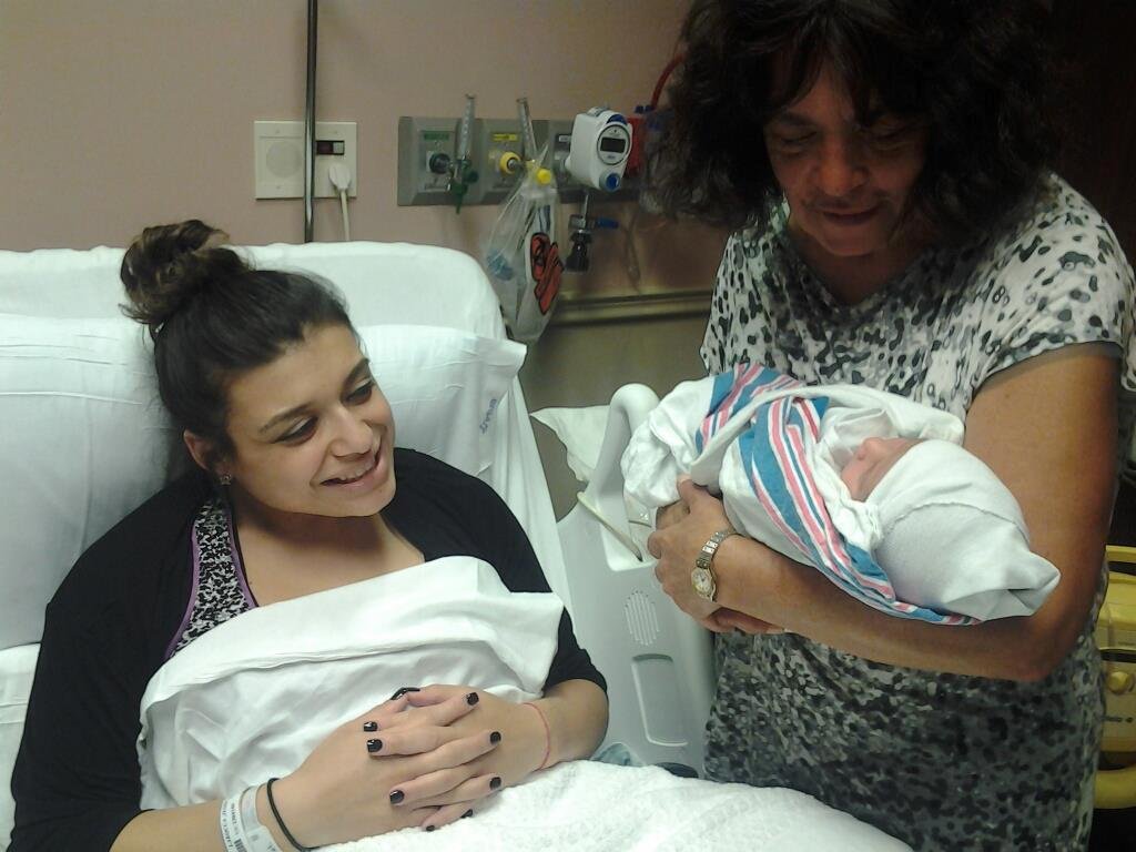 My mom and Nicholas