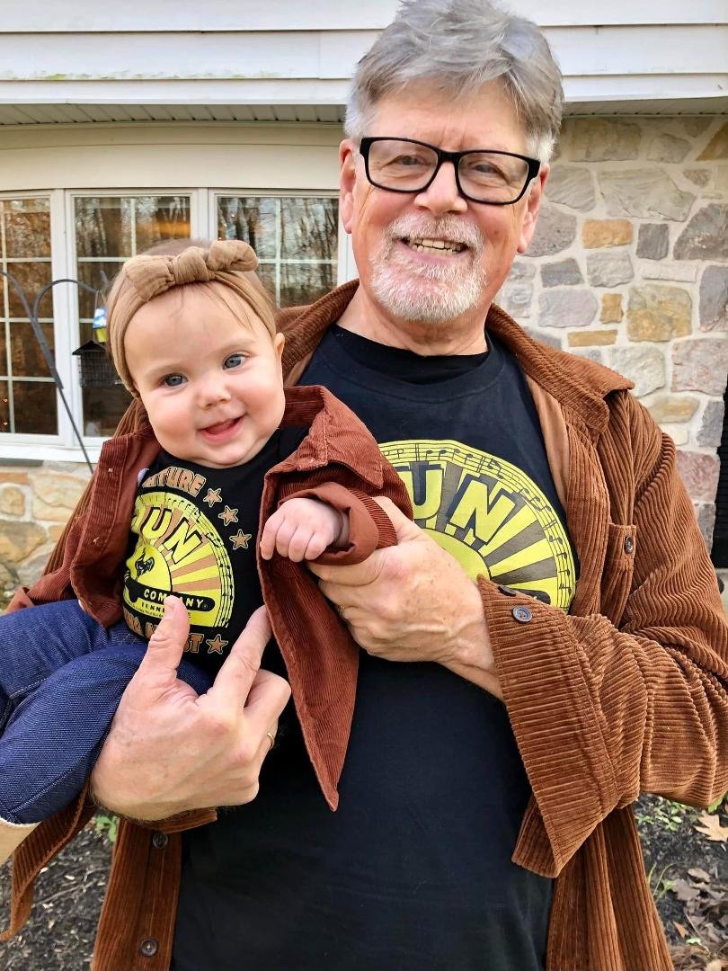June and I got matching outfits for Christmas. Sarah made me tear up a bit with this one.
