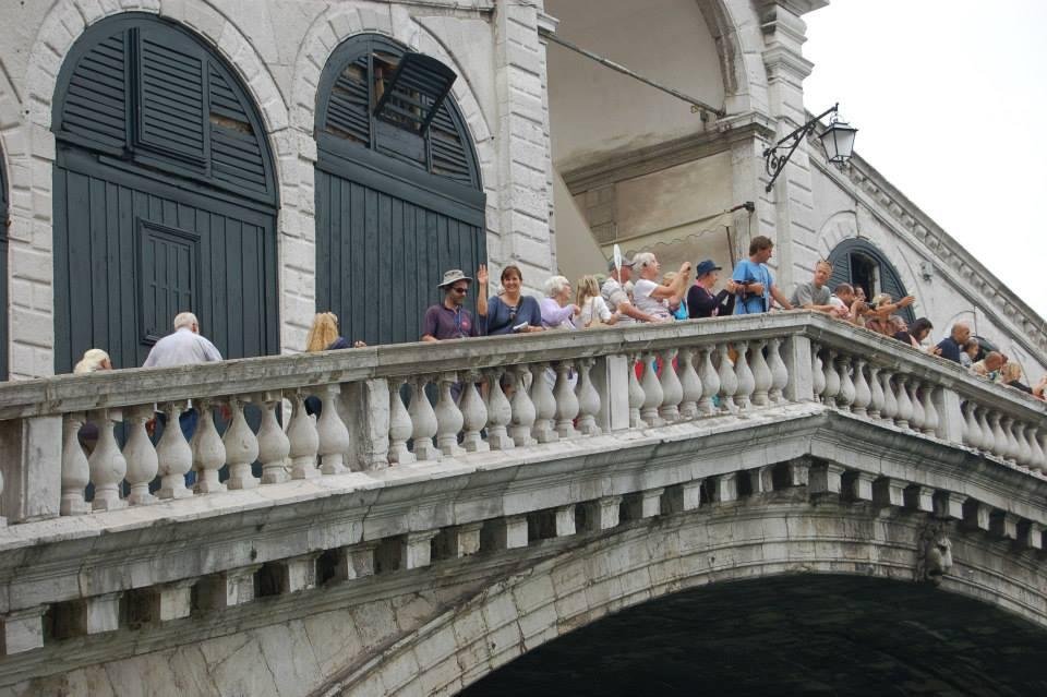 The Rialto Bridge, near where we stayed (once we figured out the way to it)!
