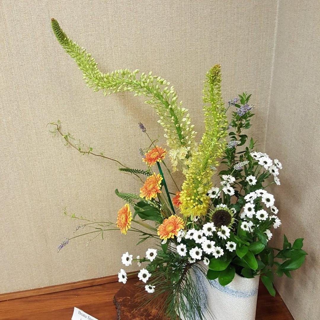 My Sogetsu School of Ikebana Installation at Keiro Japanese Retirement Home in Seattle.
