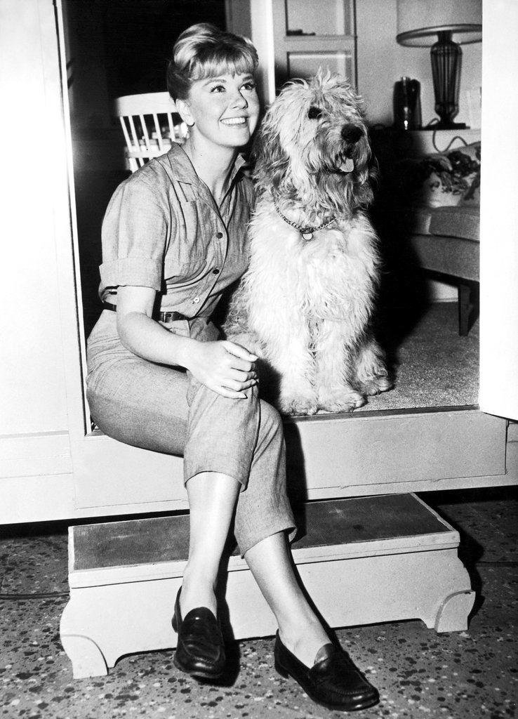I just read an obit of Doris Day in the New York Times. She sounds adorable. The obit didn't say anything about her 4th husband, but the first 3 sound like awful jerks. Too bad. She deserved better.
Below, in 1960.