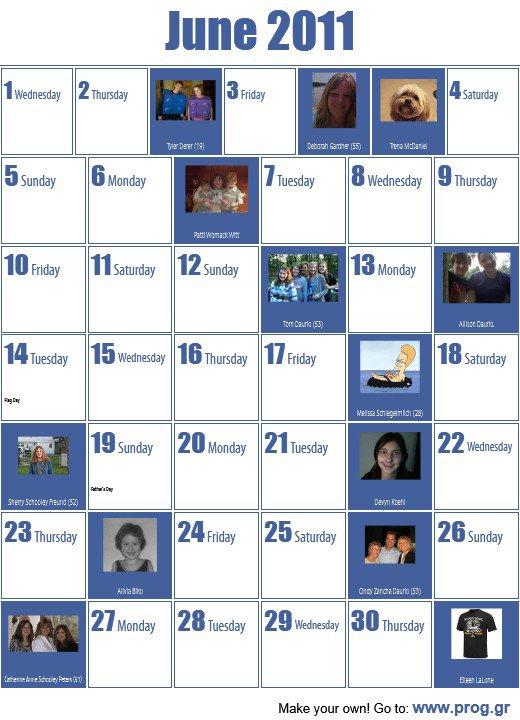 Thomas Daurio's album, My Calendar