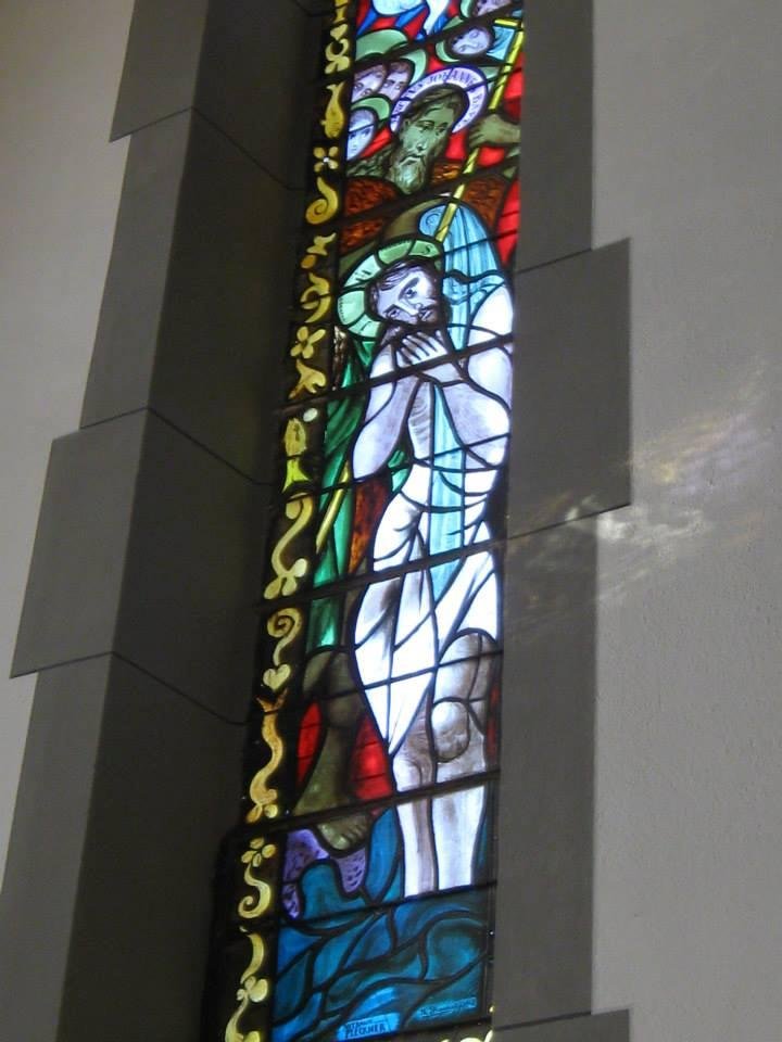 This was one of the stain glass windows of that church, I found that there was alot of stain glass in Europe.