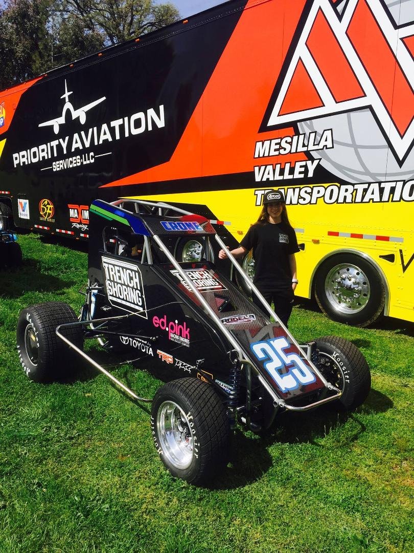 Looking forward to Courtney's 1st USAC Western States Midget race in Placerville, CA. Jerome's #25 looks stunning.