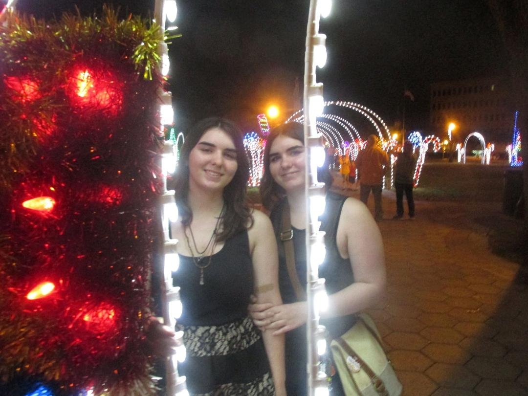 My lovely granddaughters, Lillyth and Gwenyth Evans from Florida.