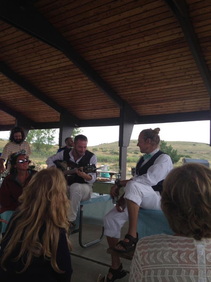 My beautiful cousin and mother of the Bride listening to some sweet tunes
