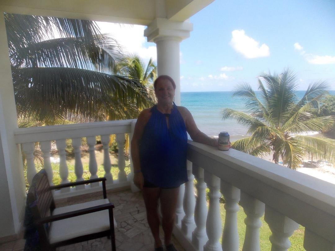 Balcony off the bedroom