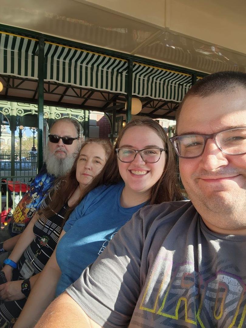 Riding the Train at Magic Kindom