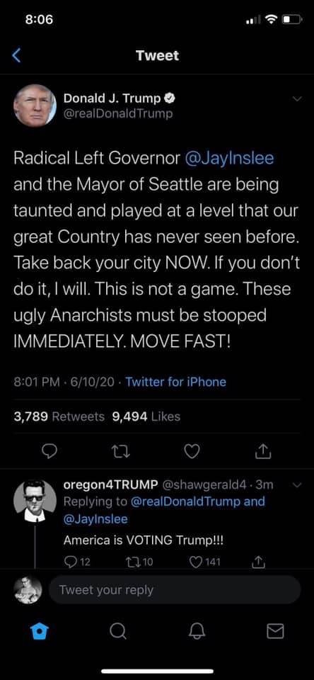 I hope Trump comes to our rescue!!!