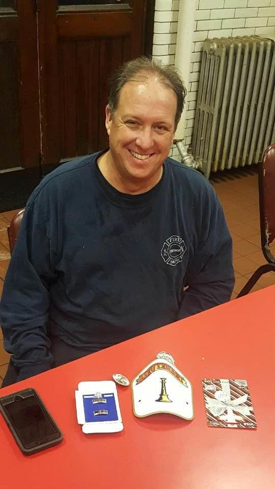 Parting gifts from the guys of Engine 41 great crew great times!