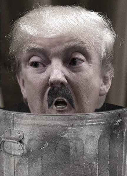 Donald trump does so much trash talking.. that is exactly where he should be.. in a dump. ,