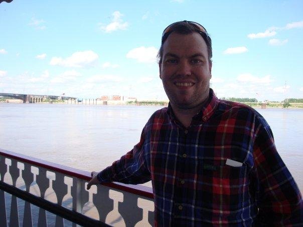 On the Mississippi River Riverboat in July 2009