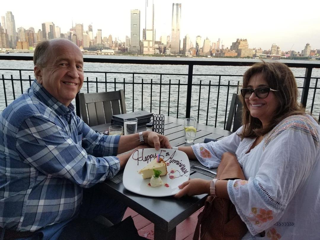 Having an amazing time with my lovely celebrating our fifth wedding anniversary!
