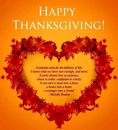 HAPPY THANKSGIVING TO MY FAMILY AND FRIENDS!!XXXOOO