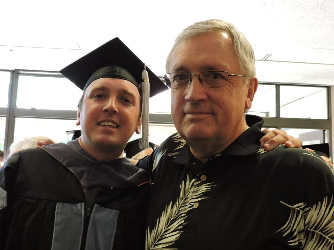 Dr. Jared Sharp DVM and a proud Dad!