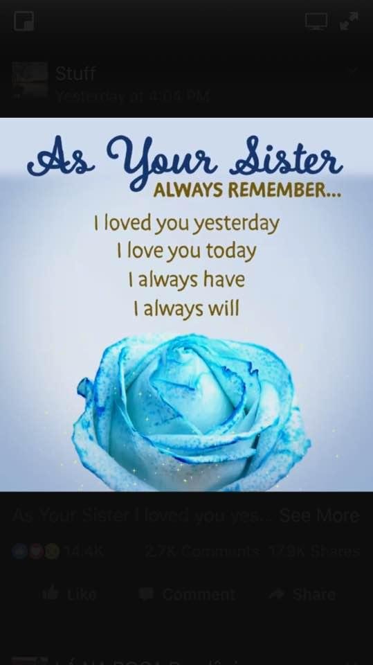 Happy Birthday Marty
Love your sister, Vicki