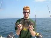 My oldest son Johnny, his Trigger fish
