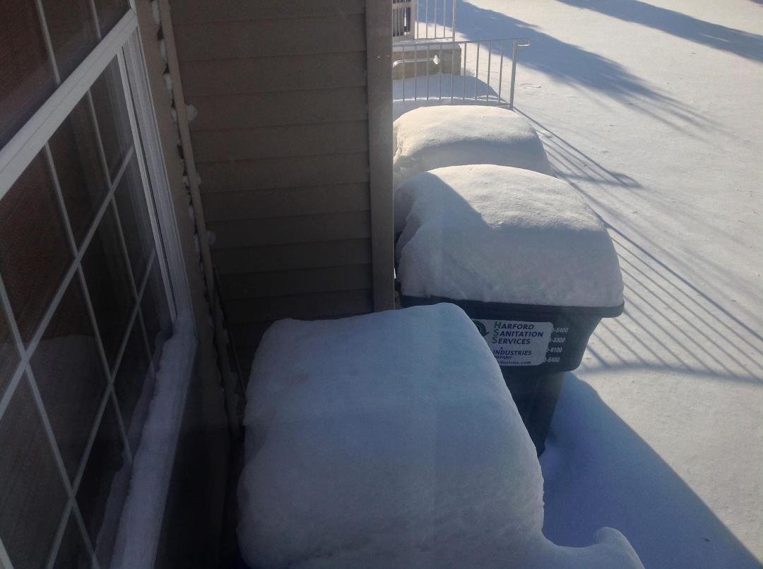 WOW!! 13" of snow!!