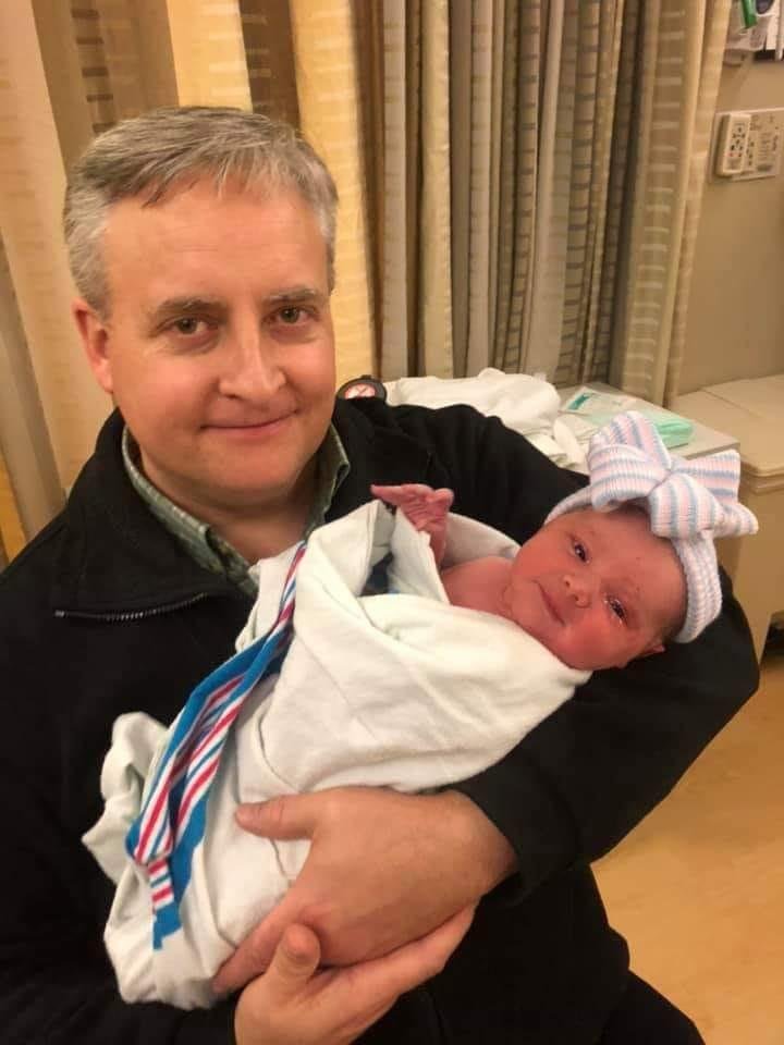 Happy Birthday to my son and new Grandpa Timothy M. Bennett.
Meet Great Granddaughter Brie Arendt...
