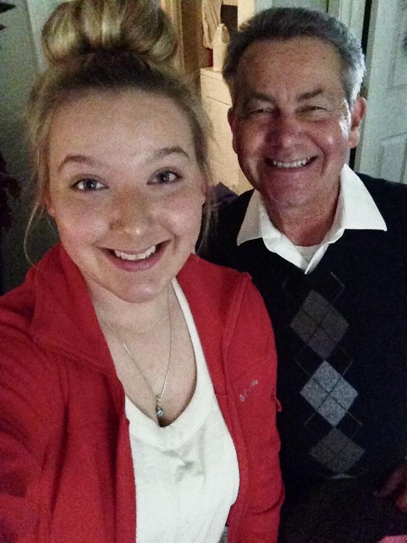 Another beautiful grand daughter with her Papaw