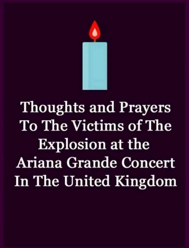 My deepest sympathy to all the innocent victims and families of this tragic incident in Manchester...My thought's and prayers to those going through hard times that lost their loved ❤😭 ones and those injured & fighting for