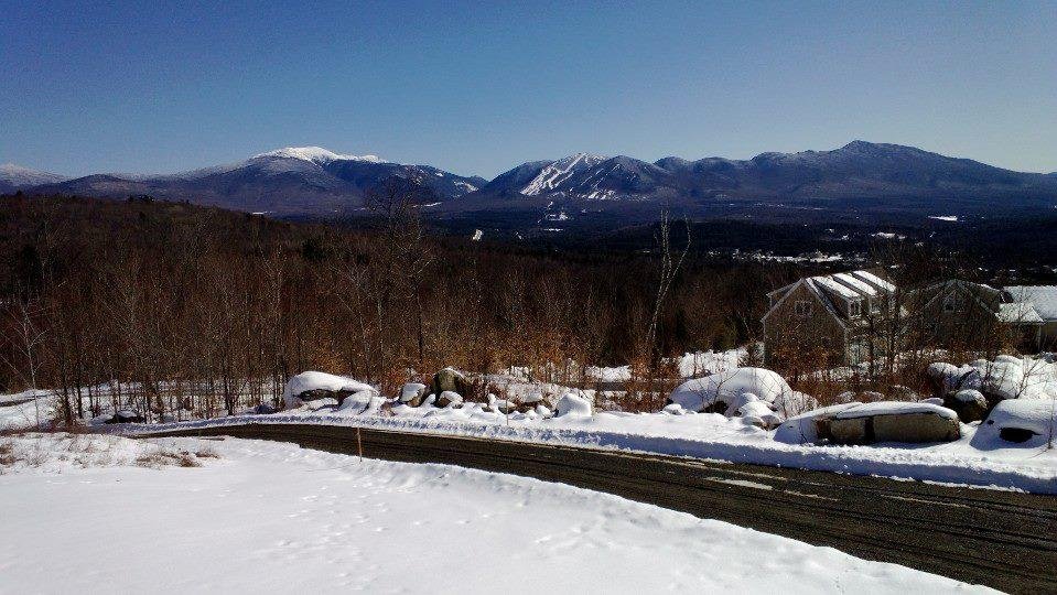View to Franconia Notch from Colleen and Bob's. Mt. Lafayette on L, Cannon on R.