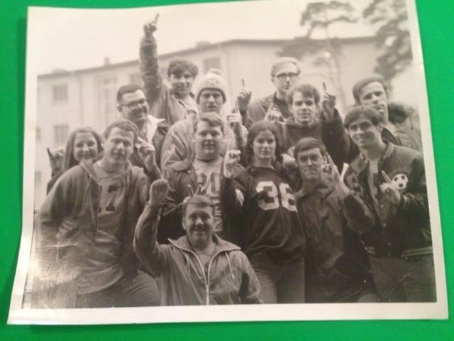 Field Station Berlin Folks.  This photo was circa 1976. The ones I remember are John Sharp, Mike Eagle, Johnson, Pasha, Daniels, Joseph and me.   We had just won some event sponsored by the Berlin Bde. Anyone else?  Good ol