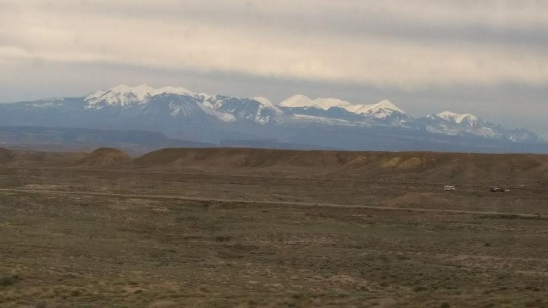 My first glimpse of the Rockies!