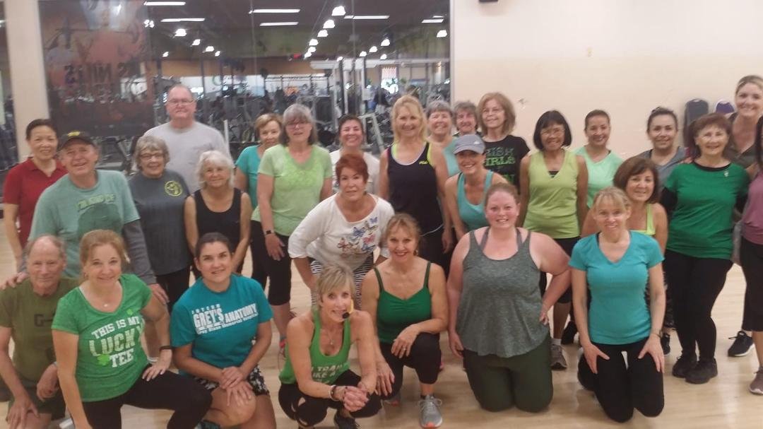 ZUMBA at 24 Hour Fitness - Santee with the incredible Diana Dobbs Papworth 10:30 A. M. Fridays !💚💚💚💚 St. PATRICK'S DAY! Tag yourself!