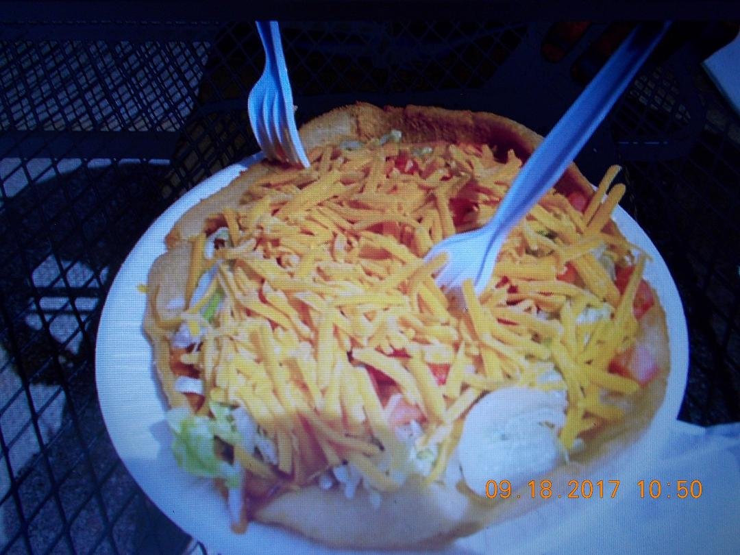 Yum, Indian Taco!! Fair food!!