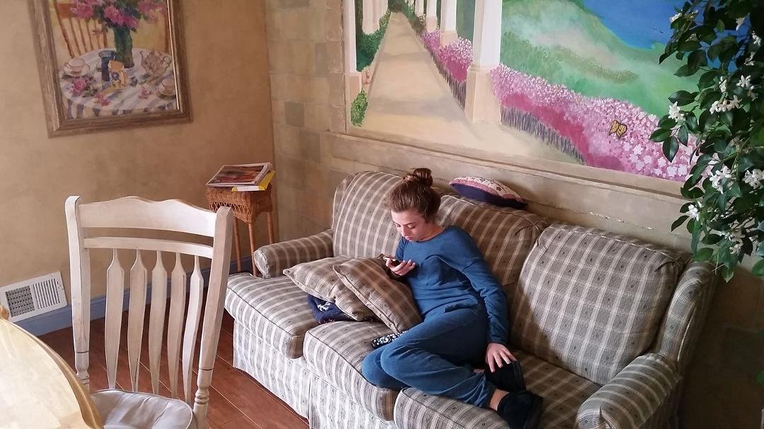 My granddaughter helping her nanny baking Easter pies lol