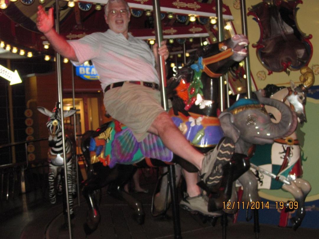 Whet last week on the RCI Cruise lines the "Oasis Of The Seas". They had a rodeo night that I couldn't miss out on, so I signed up and made the whole distance but it was a rough ride,,,
