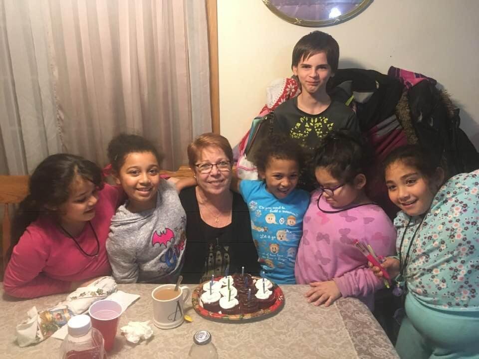 😘All my little ones celebrating my birthday yesterday what a nice day
