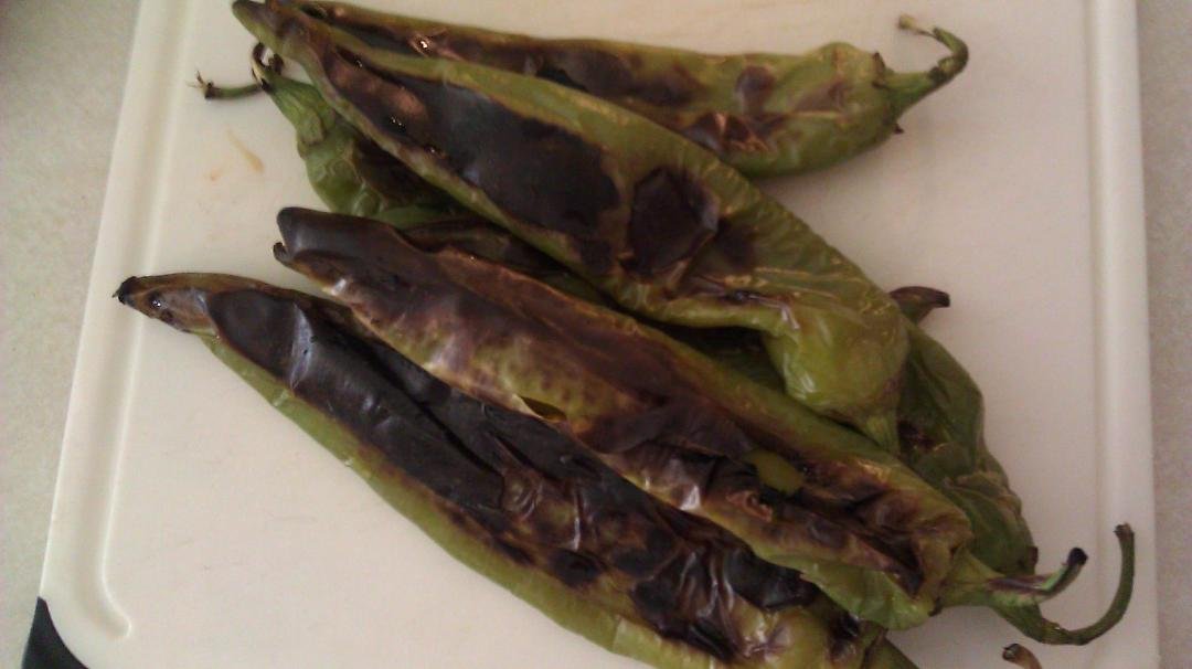 Rotated Hatch green chiles. Yummm.