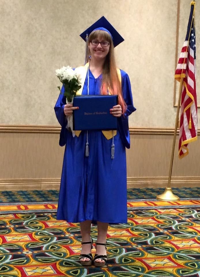 I am so proud of my daughter I could pop!  She graduated high school today and was Salutatorian and made an amazing speech!  
Forgive me if I gush!! ❤️❤️❤️❤️❤️❤️❤️❤️
