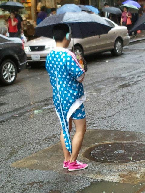 Chinese captain america only in nyc..