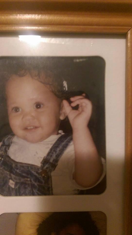 Ashley Neuben  at about age 2