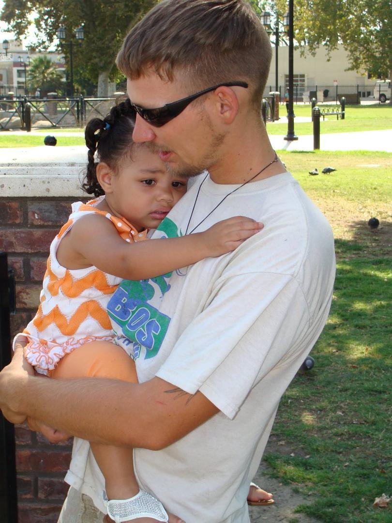 I spent the day with my grandson Robert, his lady Quin, and my great-granddaughter Tegan. Tegan turned two this month and is a really charming young lady. Needless to say, she had me wrapped around her finger before I ever 