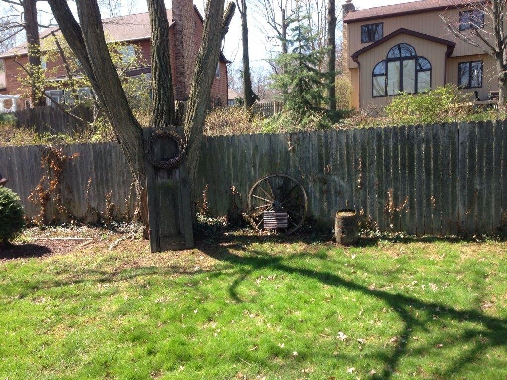 Finished yard work at new house