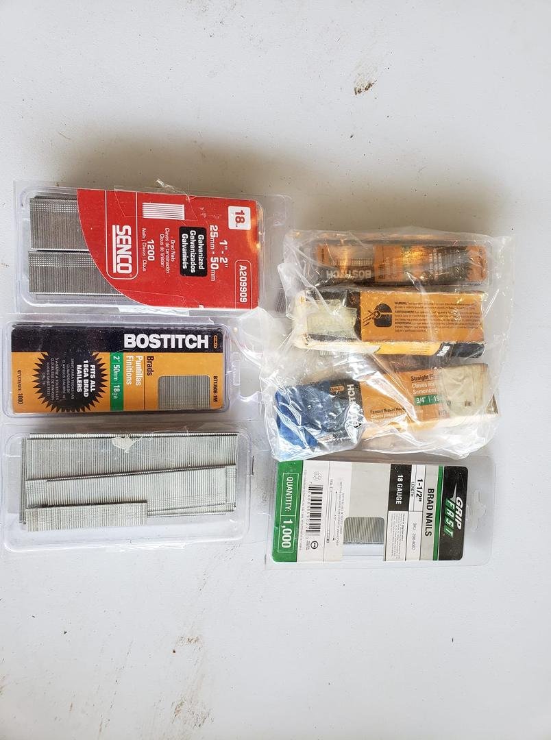 Mixed brands and sizes.