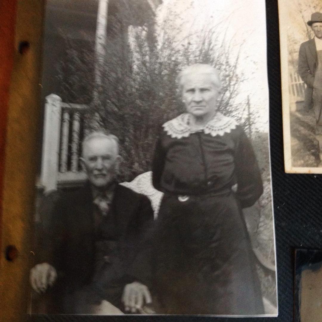 My great-grandparents, David and Addie Willoughby, early Kansas settlers. I am sure that David saw me as a toddler, but I have no memory of seeing him. I do remember seeing Addie when she was staying at my grandparents.