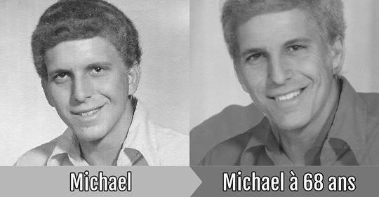 Oak Ridge High School photo in 1972, and what I may look like for my 50th reunion.