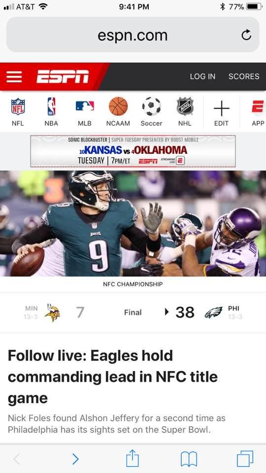 E-A-G-L-E-S! EAGLES!